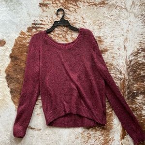 Burgundy Sweater